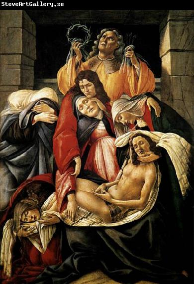 BOTTICELLI, Sandro Lamentation over the Dead Christ